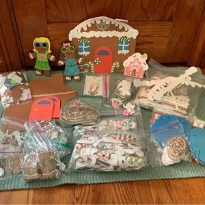 Random Gingerbread Foam Pieces